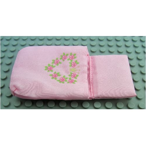 Belville, Sleeping Bag / Baby Pouch with Heart Wreath, Roses and Crown Print
