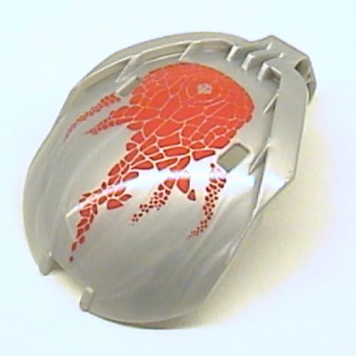 Windscreen Bohrok 4 x 5 x 7 with Red Scales and Tahnok-Kal Logo