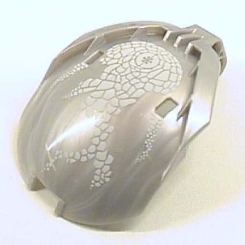 Windscreen Bohrok 4 x 5 x 7 with White Scales and Kohrak-Kal Logo