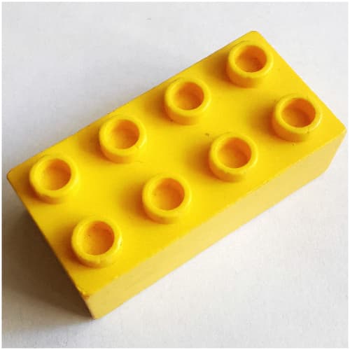 Minitalia Brick 2 x 4 with Bottom Tubes