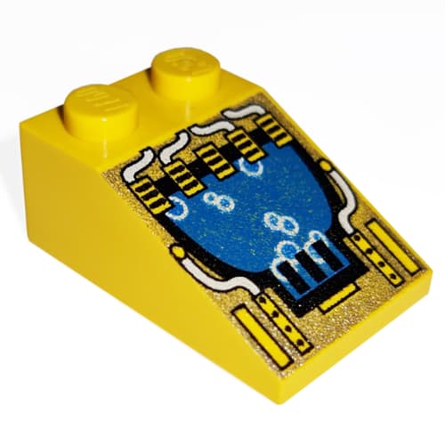 Slope 33° 3 x 2 with Divers Bubbles Print