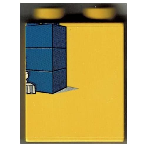 Duplo Brick 1 x 2 x 2 with Toys 'R' Us Bricktober Week 2 Print