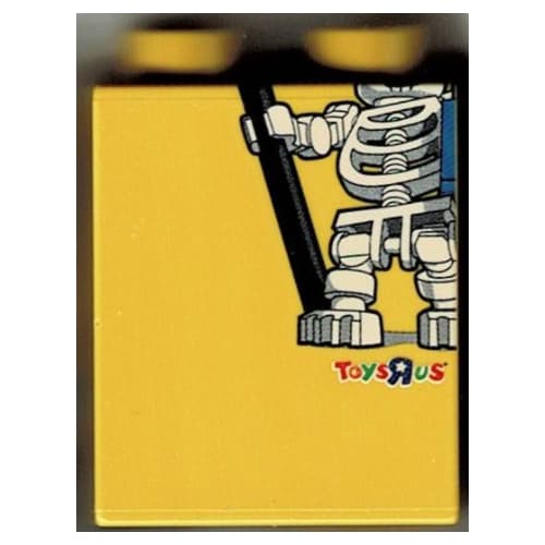 Duplo Brick 1 x 2 x 2 with Toys 'R' Us Bricktober Week 1 Print