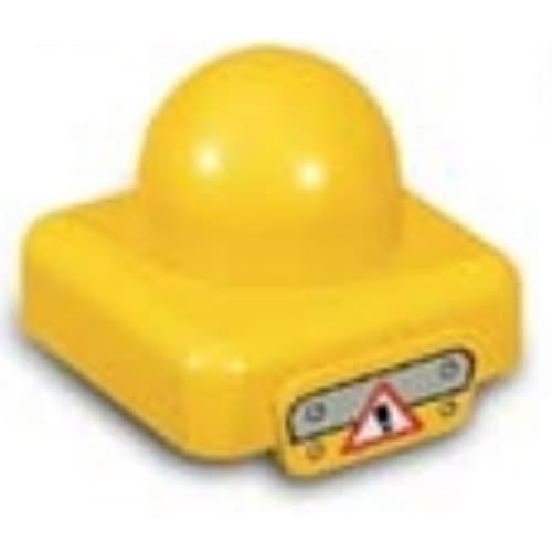 Primo Plate 1 x 1 with Hazard Warning Sign Print