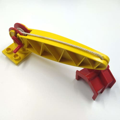 Duplo Turntable Base, 2 x 4 Plate with Crane Arm with Handle, Winch, & Claw