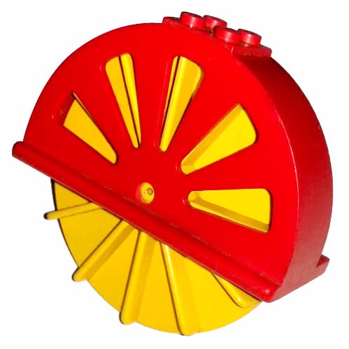 Fabuland, Waterwheel in Red Wheel-Holder