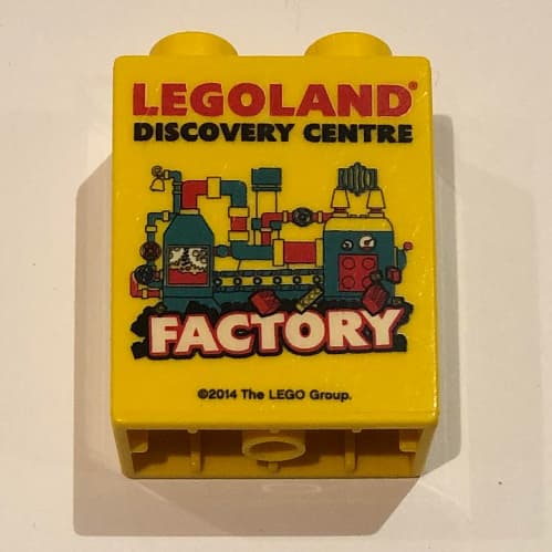 Duplo Brick 1 x 2 x 2, Legoland Discovery Centre Factory Print - 2014