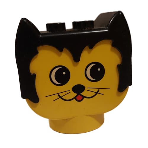 Duplo Animal Head Cat, Round Eyes