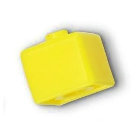 Pen Bead, Square with Black and Red Mask Print