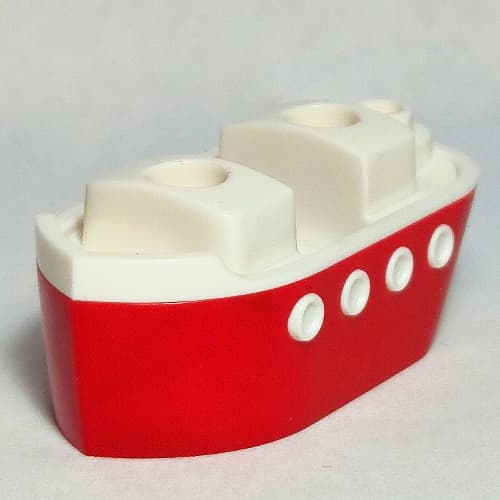 Minifig Hipwear, Ferry / Boat Costume with Red Hull Pattern