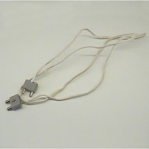 Wire with Light Gray 2-Prong Connectors, 4.5V, Type 1 Connectors, 96L