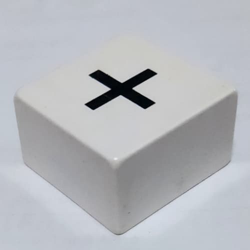 Duplo Tile 2 x 2 x 1 with Addition Sign '+' Print