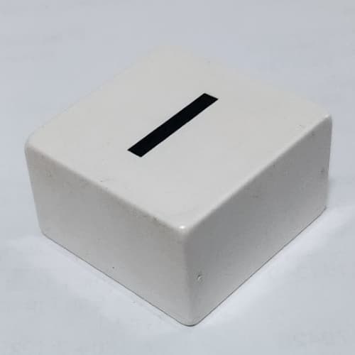 Duplo Tile 2 x 2 x 1 with Minus Sign '-' Print