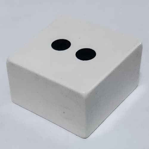 Duplo Tile 2 x 2 x 1 with Colon Sign ':' Print