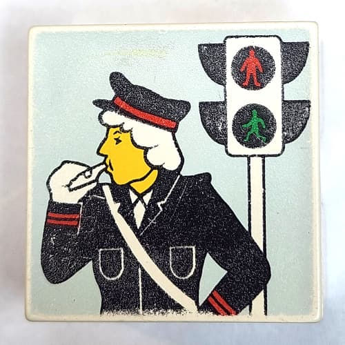 Duplo Tile 2 x 2 x 1 with Mosaic, Community 9 print - 9221-1