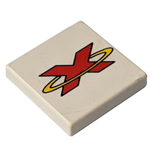 Tile 2 x 2 with Red X, Extreme Team Print