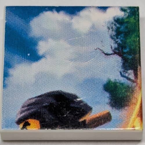 Tile 2 x 2 with Ninjago, Cole 2 print