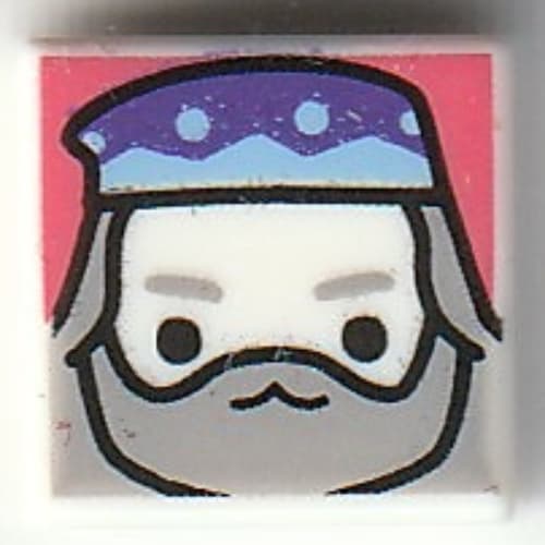 Tile 1 x 1 with Albus Dumbledore print