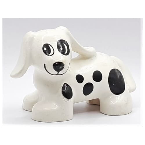 Duplo Animal Dog with Black Spots print (Spot)
