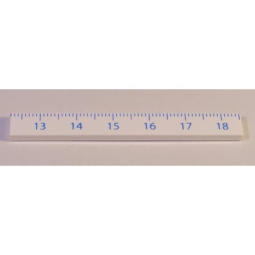 Tile 1 x 8 with Ruler CM 13 - 18 Pattern