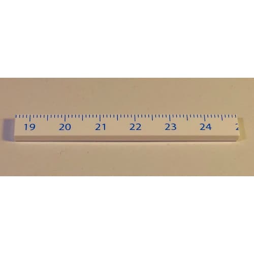 Tile 1 x 8 with Ruler CM 19 - 24 Pattern