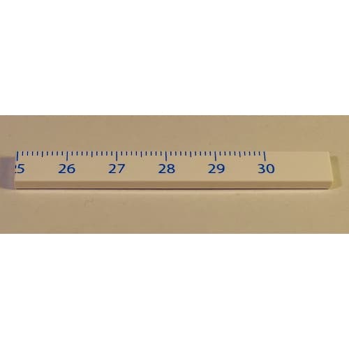 Tile 1 x 8 with Ruler CM 25 - 30 Pattern