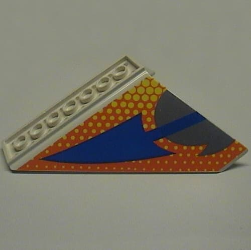 Tail 10 x 10 x 4 Dual with Blue Arrow, Dot Fade Print