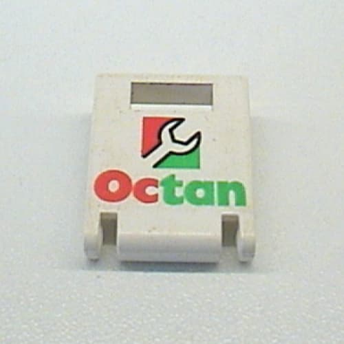 Box 2 x 2 x 2 Door with Slot and 'Octan' Print