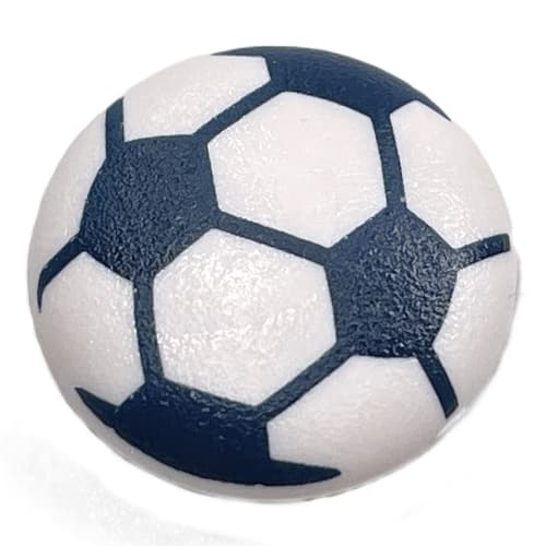 Clikits Icon, Round 2 x 2 Large with Pin, Soccer Ball Print