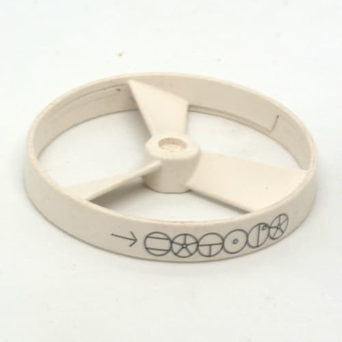 Large Figure Spinner / Propeller with Code Print (Rhotuka)