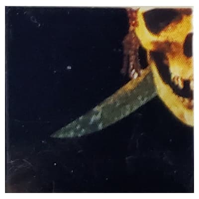 Tile 2 x 2 with Pirates of the Caribbean Mosaic Sword Blade, Skull print
