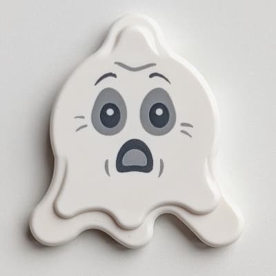 Tile Special, Splat with Rounded Sides, Ghost Print