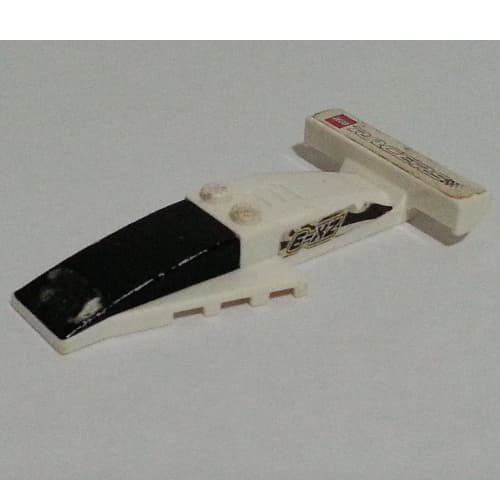 Vehicle Body, Top Fast Food Racer 4 x 9 with Curved Black Windshield and Rear Spoiler