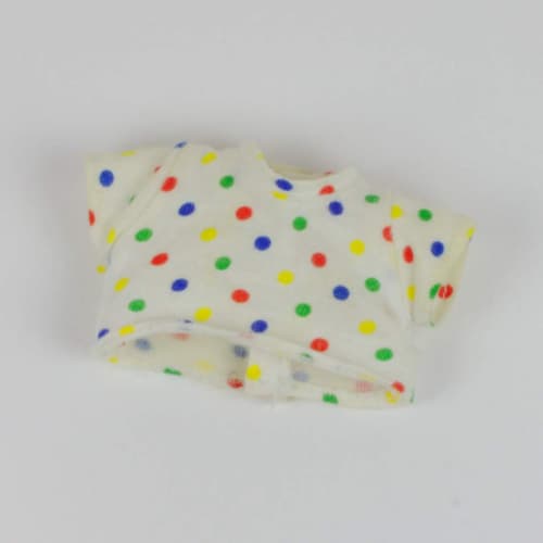 Duplo T-Shirt with Red, Yellow and Blue Dots Print