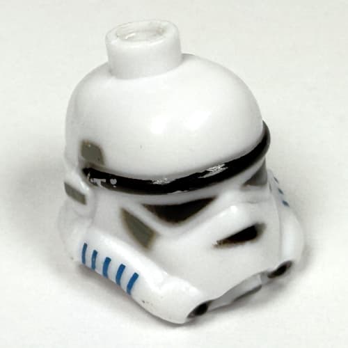 Pen Bead, Helmet, Stormtrooper with Azure Vents Print
