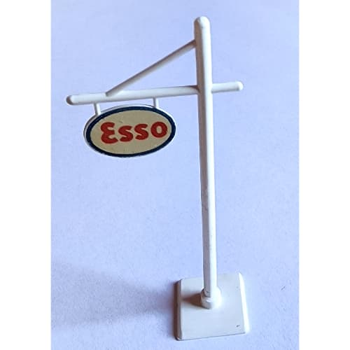 Road Sign Cantilever Cruciform with 'Esso' Print