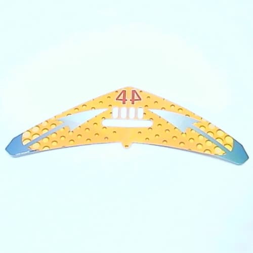 Wing, Hang Glider with Blue Arrow, Dot Fade Print