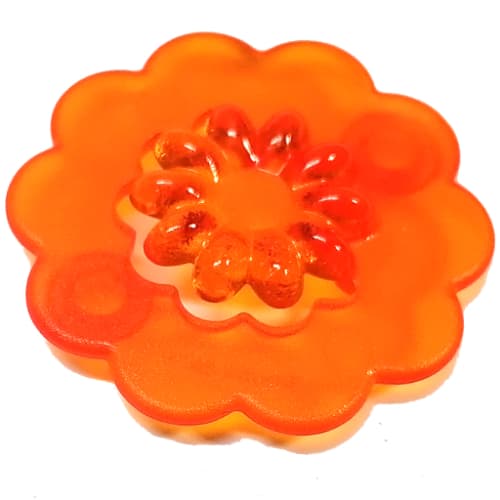 Clikits Icon, Flower 4.5 x 4.5 with 10 Petals, 2 Pins