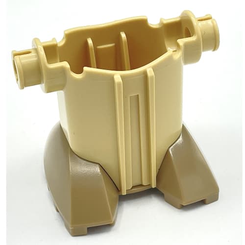 Large Figure Torso and Legs, with Dark Tan Feet