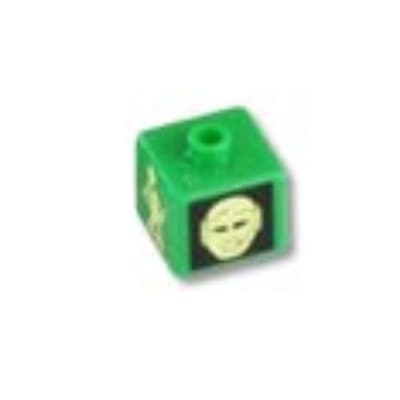 Pen Bead, Square with Turaga Matau, Mahiki Print