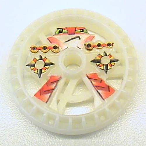 Technic Disc 5 x 5 Notched, Blazooka