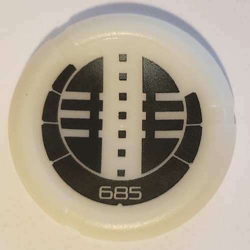 Large Figure Throwing Disc, Kanoka, Onu-Metru 685 Print