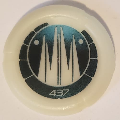 Large Figure Throwing Disc, Kanoka, Ko-Metru 437 Print