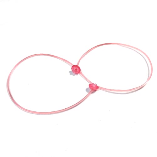 Clikits Cord, Jelly String, 375mm, with Same Colored Caps