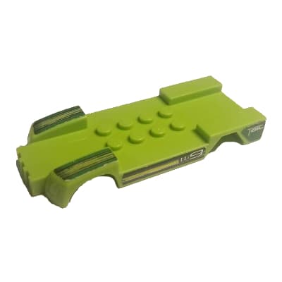 Vehicle Base 4 x 10 with Wheel Arches, Headlights and Front Grille