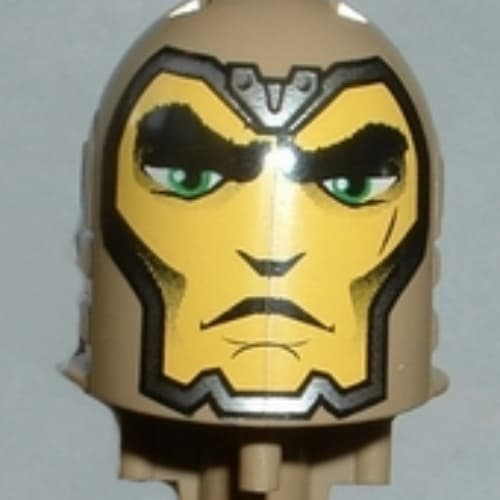 Large Figure Head, Round Top with Kentis, Sir Print