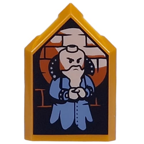 Tile Special 2 x 3 Pentagonal with Salazar Slytherin Portrait print