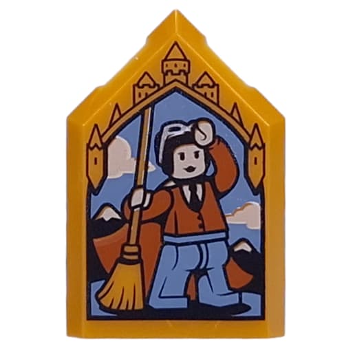 Tile Special 2 x 3 Pentagonal with Jocunda Sykes print