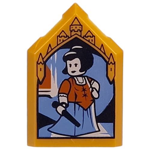 Tile Special 2 x 3 Pentagonal with Maud Montague Portrait print