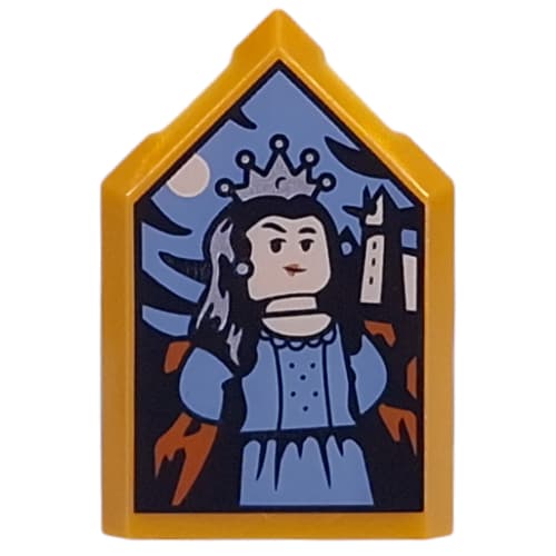 Tile Special 2 x 3 Pentagonal with Rowena Ravenclaw Portrait print
